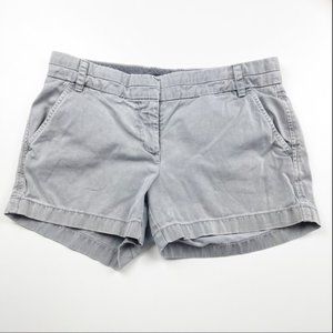 J. Crew Gray Broken-in Chino Shorts Women’s Size 6